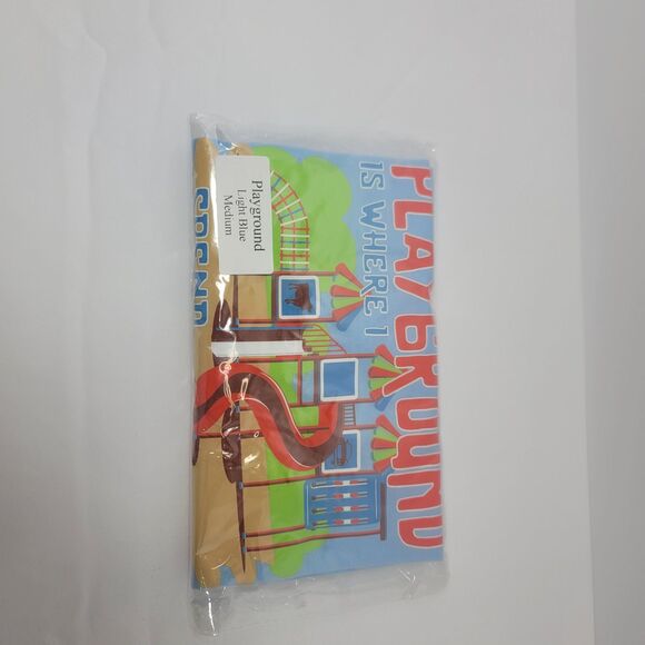 Cardin McCoy (NWT-UNOPENED) Light Blue ‘Playground’ Short Sleeve Shirt (Size M) - Picture 4 of 4